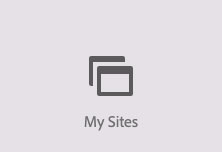 My Sites navigation button