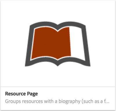 image of the resource template icon from the page creation screen